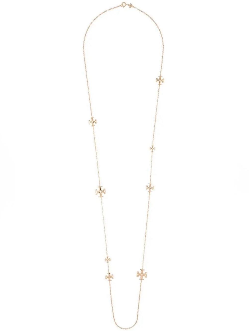 TORY BURCH *NWOT* Kira Long Station Necklace in Tory Gold